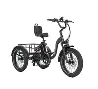 Tricycle cargo électrique JOBOBIKE Triker, batterie LG 48V 15Ah - Noir