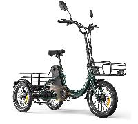 Tricycle cargo électrique Niloxer KA1 avec batterie 48V 23Ah et rétroviseurs