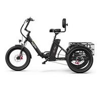 Tricycle cargo électrique ONESPORT OT30 Pro, 25 km/h, noir Noir