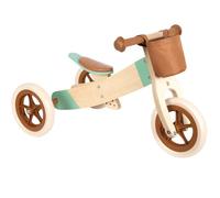 Tricycle/Draisienne - SMALL FOOT COMPANY - Maxi Brun caramel - Évolutif - 3 roues - 50 kg max