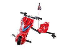 Tricycle drift pour enfant à 3 roues avec écran LCD, rouge