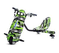 Tricycle drift pour enfant à 3 roues avec écran LCD, vert