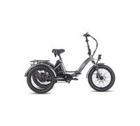 Tricycle Electrique Cargo F20 Mate - 48V 20Ah, Pliable 3 Roues, Gris