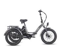 Tricycle Électrique Cargo Fafrees F20 Mate - 48V 18,2Ah, Pliable 3 Roues, Gris