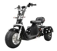 Tricycle électrique Ehoodax - Moteur 2000W Batterie 60V 20AH - Autonomie 45KM - Eclairage LED - Vitesse max 40 km/h - Penu 18 Pouces