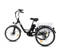 TRICYCLE Électrique，LIZIFLY M300，Roue avant 250W ，Batterie 48V/18Ah，35KM/h，24 Pouces，Autonomie 70km，7 Vitesses，Recharge USB，150KG
