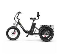 Tricycle Électrique Onesport OT30 Pro - Ultra Stable, Forte Charge & Grande Autonomie, Noir