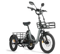 Tricycle électrique pour adultes CYSUM AG1 PRO, puissance 750W, batterie 48V20AH, capacité de charge de 50 kg, design pliable CYSUM AG1 PRO