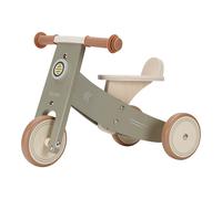 Tricycle en bois vert olive