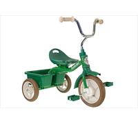 Tricycle en métal vert avec benne Transporter Italtrike