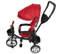 Tricycle enfant/ bébé Mixte - Tricycle Evolutif - poussette évolutive - de 1 à 5 ans - Rouge