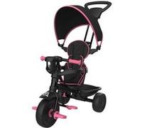 Tricycle enfant évolutif 4 en 1 rose DELUXE