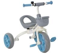 Tricycle enfant évolutif - AIYAPLAY - 2 à 5 ans - panier avant et roues EVA - métal et plastique - 72 x 52 x 61 cm - bleu