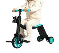 Tricycle Enfant Multimode 3 Roues Stable Sûr Réglable | Jouet de Vélo Trotteur pour Terrain de Jeux Jardin Trottoir Maternelle Quartier Centre Commercial Jardin d'
