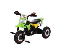 Tricycle enfants moto cross effets musicaux et lumineux coffre rangement