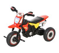 Tricycle Enfants Moto Cross Effets Musicaux Et Lumineux Coffre Rangement