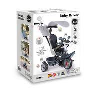 Tricycle Baby Driver Gris Smoby 7600741503 1 - 4 Ans