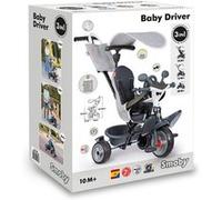Tricycle évolutif 3 en 1 Smoby Baby Driver Gris Gris E
