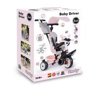Tricycle évolutif 3 en 1 Smoby Baby Driver Rose