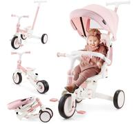 HyperMotion Tricycle évolutif 8 en 1 Tobi Forest – Siège pivotant 360°, Roues EVA increvables