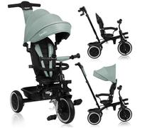 Tricycle évolutif bébé 2en1 LIONELO Berry - Siège réversible - Roue Libre