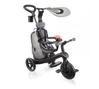 Tricycle Évolutif Explorer 4 en 1 Deluxe Gris et Noir pour Enfants