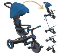 Globber Tricycle évolutif Explorer V2 4-en-1 10 mois à 5 ans Bleu Royal