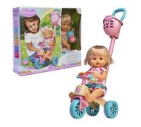 Tricycle évolutif - FAMOSA - Nenuco - Rose - Ceintures de sécurité - Panier amovible