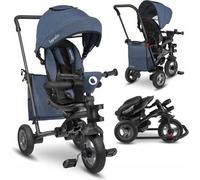 Tricycle évolutif LIONELO Tris - Siège réversible & réglable - Jusqu'à 25 Kg - Bleu