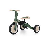 Petite&Mars Turbo 5-en-1 Tricycle Évolutif - Vélo Bébé Multifonction Réglable, 1,5 à 5 Ans (Misty Green)