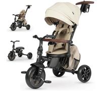 Qplay Comfo Max 6 In 1 Tricycle Stroller Beige