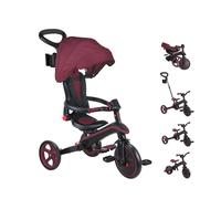 Globber - Tricycle EXPLORER 4-en-1 Évolutif & Pliable - Rouge Bordeaux Rouge Bordeaux