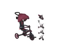 Globber - Tricycle EXPLORER 4-en-1 Évolutif & Pliable - Rouge Bordeaux Rouge Bordeaux