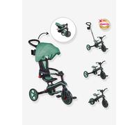 Globber - Tricycle Explorer 4 en 1 - Tricycle Pliable et évolutif en draisienne pour Les Tout-Petits de 10 Mois à 5 Ans - Olive
