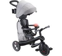 Tricycle évolutif - GLOBBER - 4-en-1 DELUXE - 10 mois à 5 ans - Gris clair / Noir