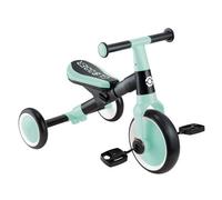 Tricycle Globber Learning trike 2 en 1 Menthe et Noir