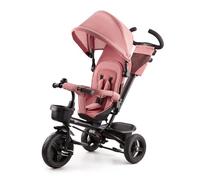 Kinderkraft Aveo Tricycle Bébé Évolutif, Draisienne Évolutif, Trike Bebe, Velo Poussette Bebe Évolutif, Velo Enfant 5 Ans, De 9 Mois, Pliable, Facile À Plier, Accessoires Pratiques, Rosa