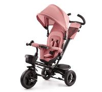 Kinderkraft Aveo Tricycle Bébé Évolutif, Draisienne Évolutif, Trike Bebe, Velo Poussette Bebe Évolutif, Velo Enfant 5 Ans, De 9 Mois, Pliable, Facile À Plier, Accessoires Pratiques, Rosa