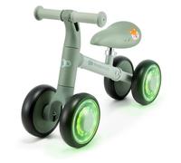 Kinderkraft Cutie Flash Draisienne Mini, vélo d'apprentissage, sans Pédales, Roues EVA, Roues avec LED, en Acier, Design Moderne, Construction Sûre, pour Enfants à partir de 12 Mois, Vert