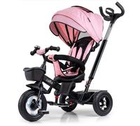 Tricycle Milly Mally Movi Noir-Rose