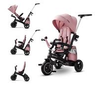 Tricycle modulaire avec siège rotatif et harnais de sécurité rose TU
