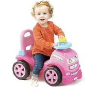 M MOLTO Porteur 3 x 1 Camion Rose avec 10 Blocs