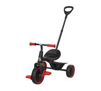 Talk-Point Tricycle évolutif 2-en-1 TP Toys Rouge – Dès 24 mois, siège réglable, poignée parent