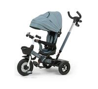 Le Tricycle Movi de Milly Mally pour Les Enfants de 1 à 5 Ans, pesant jusqu'à 25 kg grandit avec l'enfant siège pivotant 360 degrés Commande par poignée Garde-Corps Amovible Ceinture de sécurité Gris