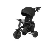 Tricycle - QPLAY - Nova Max - Noir - Évolutif - Siège pivotant 360° - Roues increvables