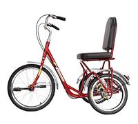 Tricycle pliable pour adulte avec panier amovible, cadre en acier au carbone bas pour une conduite facile et un rangement pratique