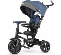 Tricycle pour enfants avec barre de guidage Qplay Rito Star bleu
