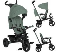 Tricycle Poussette Haari Jusqu?à 25 Kg Avec Siège Réversible, Panier Et Sac Green Sage TU