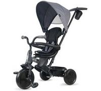 Tricycle - QPLAY - Elite Platinum - Gris - 4-en-1 - Siège pivotant 360°