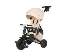 Tricycle - QPLAY - Nova Max - Beige - Évolutif - Siège pivotant 360° - Roues increvables